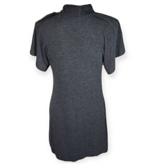 COLLECTIVE CLOTHING GRAY TIE NECK DRESS SZ.S EUC. - Picture 5 of 7